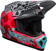 BELL Helm MX-9 Mips Tagger Splatter Helm - Rot/Grau