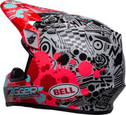 BELL Helm MX-9 Mips Tagger Splatter Helm - Rot/Grau