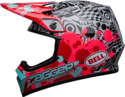 BELL Helm MX-9 Mips Tagger Splatter Helm - Rot/Grau