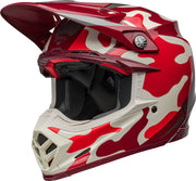 BELL Moto-9S Flex Helm - Ferrandis Méchant Gloss Red/Silver