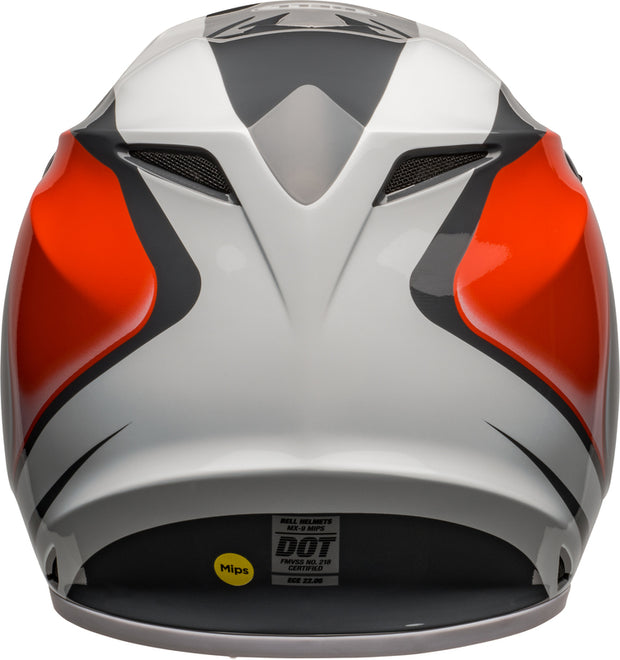 BELL MX-9 Mips Helm - Dart Gloss Charcoal/Orange