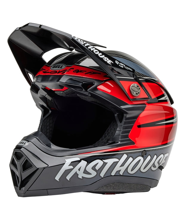 BELL Moto-10 Spherical Mips Helm - Fasthouse DITD 25 Gloss Gray/Red