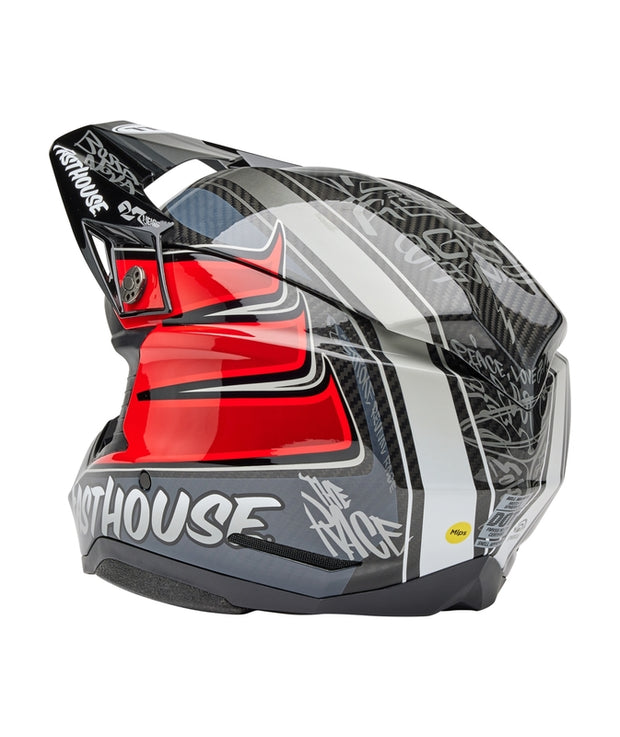 BELL Moto-10 Spherical Mips Helm - Fasthouse DITD 25 Gloss Gray/Red